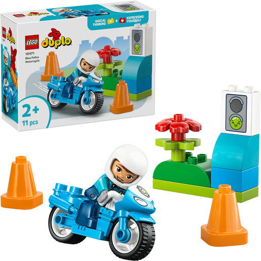 LEGO® DUPLO® Plavi policijski motocikl 10471