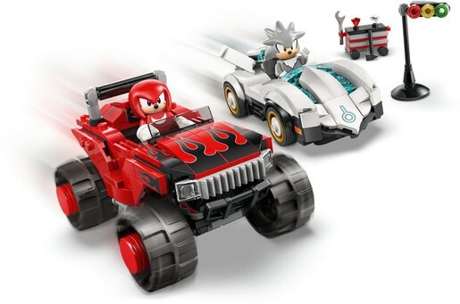 LEGO® Sonic the Hedgehog™ Silverov auto protiv Knucklesova čudovišnog kamiona 77118