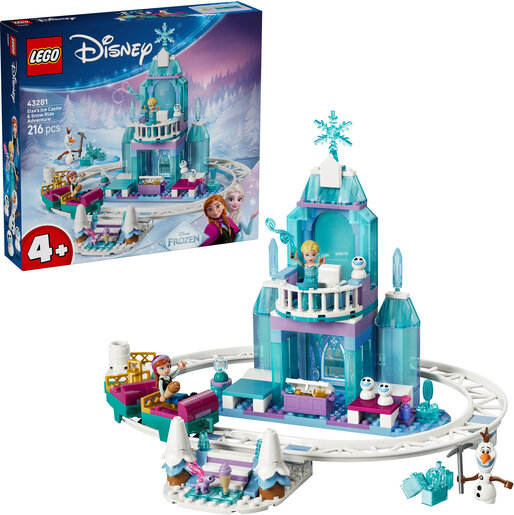 LEGO® Disney Princess Elzin ledeni dvorac i pustolovna vožnja na snijegu 43281