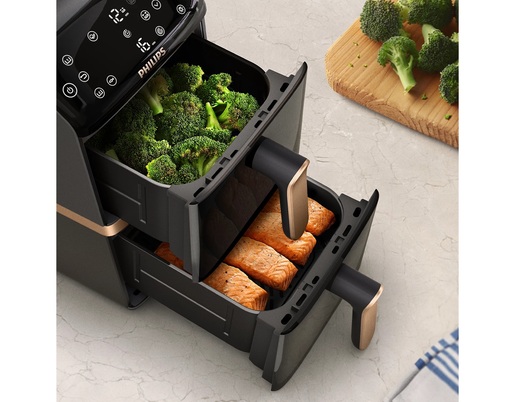 PHILIPS friteza na vrući zrak NA462/70 DUAL vertikalna, 10 L