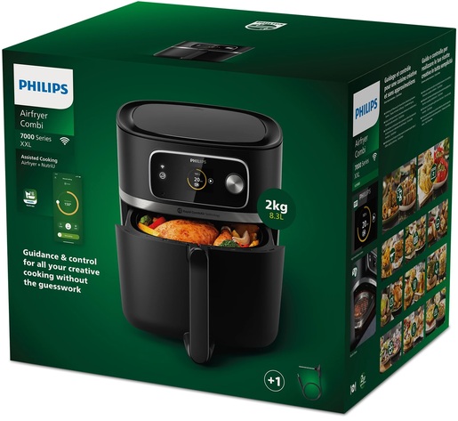 PHILIPS friteza na vrući zrak HD9880/90 Combi Serija 7000, 2200 W, 8.3 L