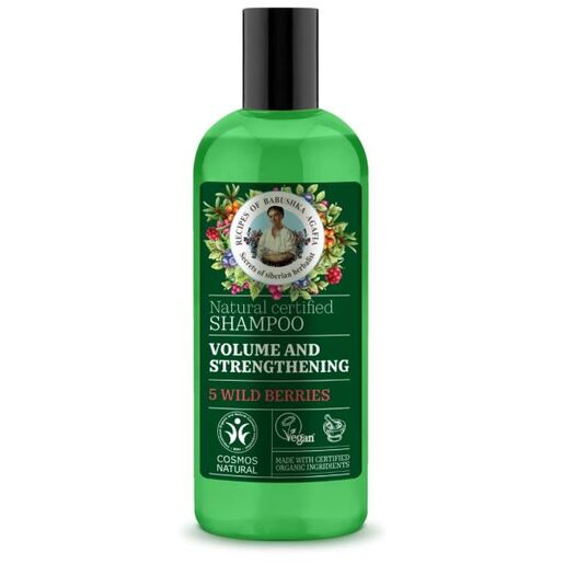 Babushka Agafia šampon za volumen i jačanje kose, 260 ml