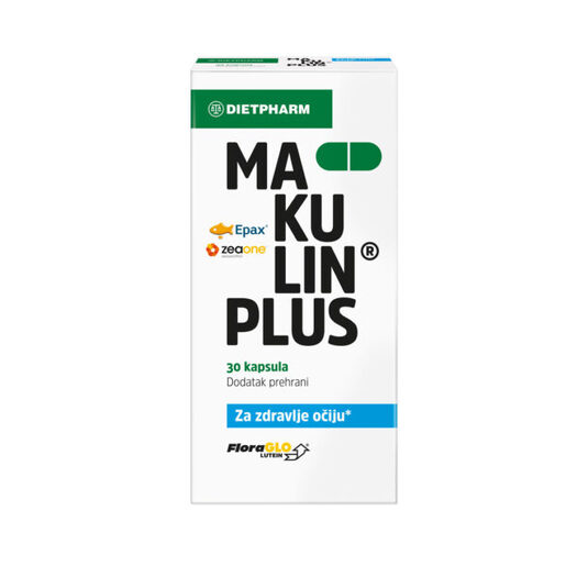 Dietpharm Makulin Plus – kapsule za vid, 30 kom