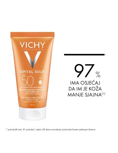 Vichy Capital Soleil matirajući fluid za lice SPF 50+ (Dry Touch)