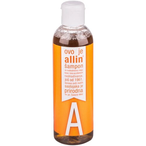 Allin šampon za svakodnevnu upotrebu – narandžasti šampon za blagu njegu kose