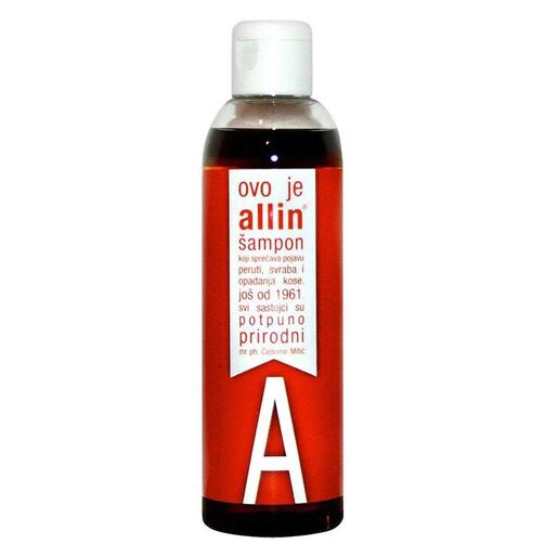 Allin šampon s bijelim lukom – crveni šampon za jačanje kose
