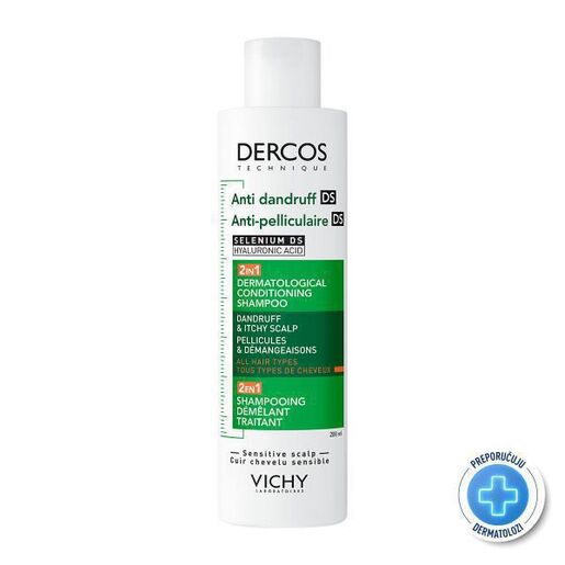 Vichy Dercos DS 2u1 šampon protiv peruti 200 ml