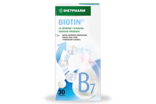 Dietpharm Biotin – tablete za kosu, kožu i nokte