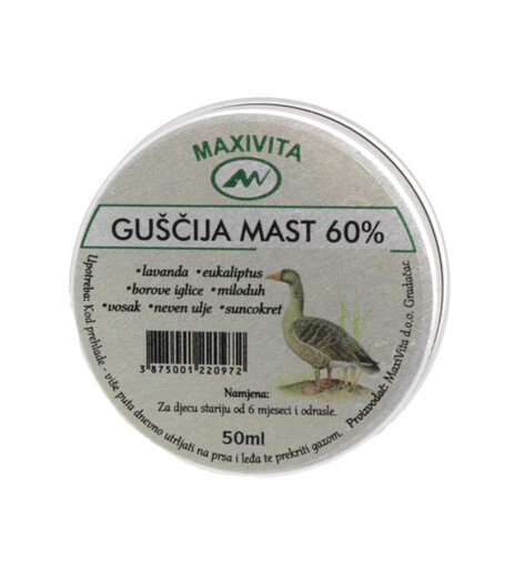 Guščija mast – tradicionalna njega, 40 g