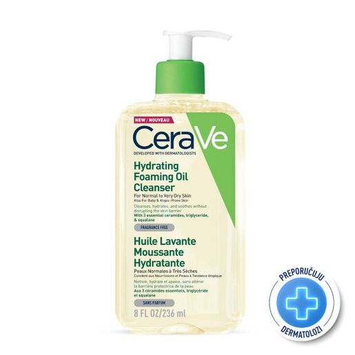CeraVe Hydrating Foaming Oil Cleanser 473 ml – nježno uljno čišćenje