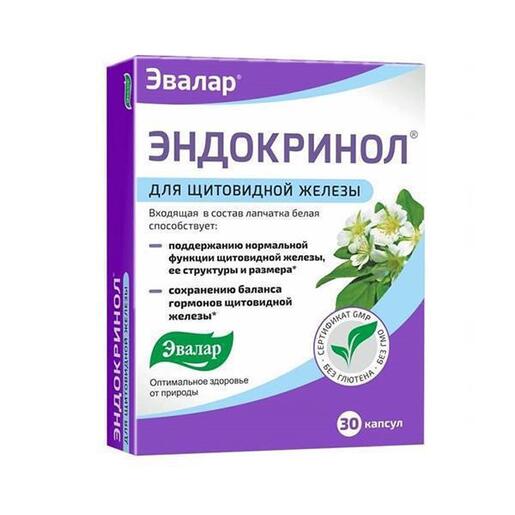 Evalar Endokrinol – biljna podrška hormonskoj ravnoteži, 30 kapsula