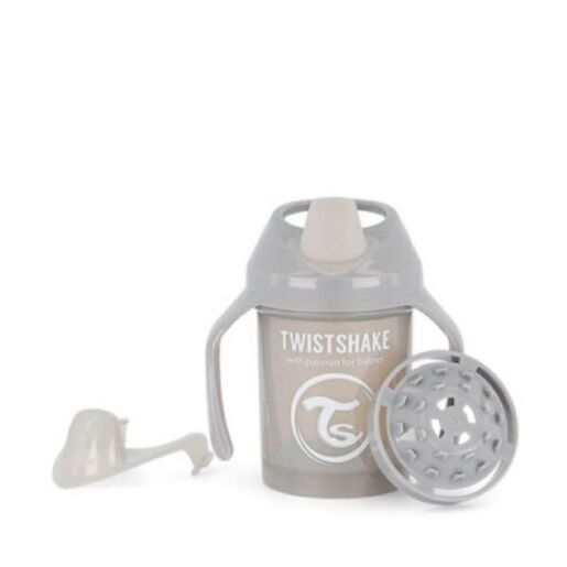 Twistshake čaša sa ručkom 230 ml (siva)