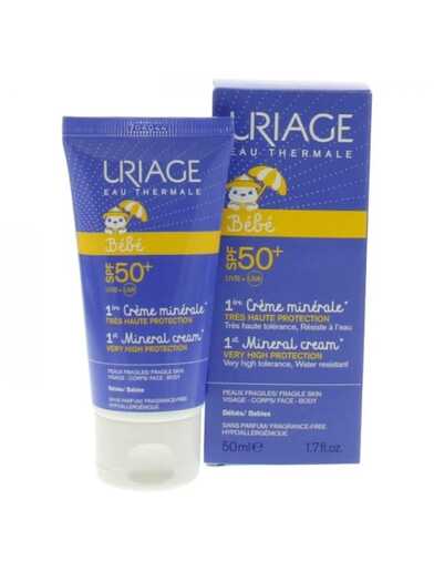 Uriage Bébé spf50 mineralna krema
