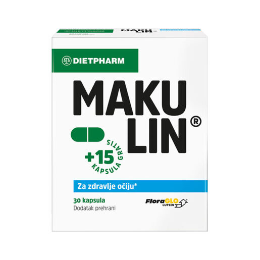 Dietpharm Makulin – kapsule za vid, 30 kom