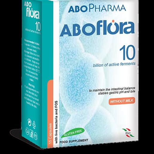 Abopharma Abo Flora 10 – probiotske kapsule, 15 kom