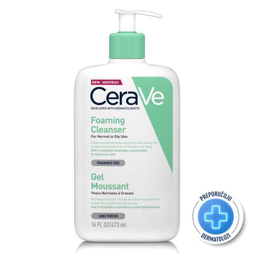 CeraVe Foaming Cleanser 473 ml – čišćenje masne i mješovite kože