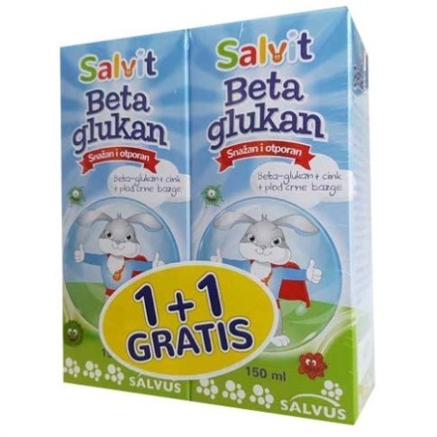 Salvit Beta Glukan 1+1 sirup 150 ml