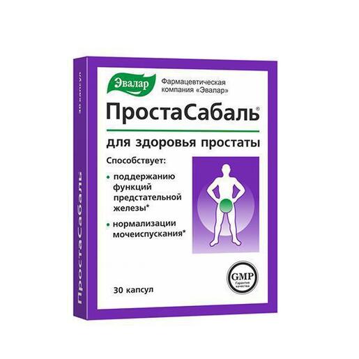 Evalar Prostasabelnik – biljna podrška prostati, 30 kapsula