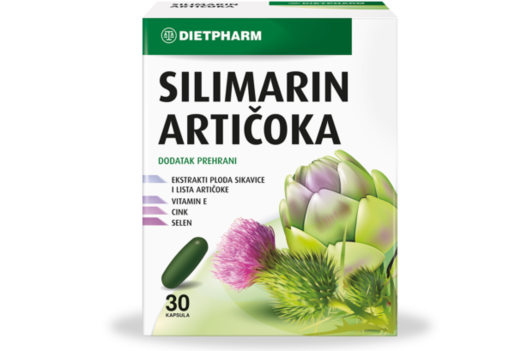 Dietpharm Silimarin + artičoka – kapsule za jetru, 30 kom