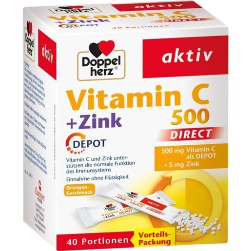 Doppelherz Vitamin C 500 + Cink Depot