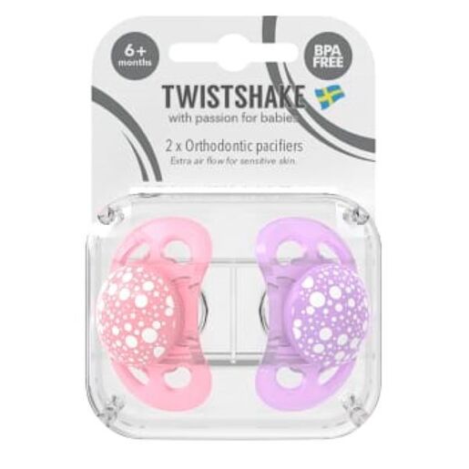 Twistshake duda varalica (6+ mjeseci) (ljubičasta/roza)