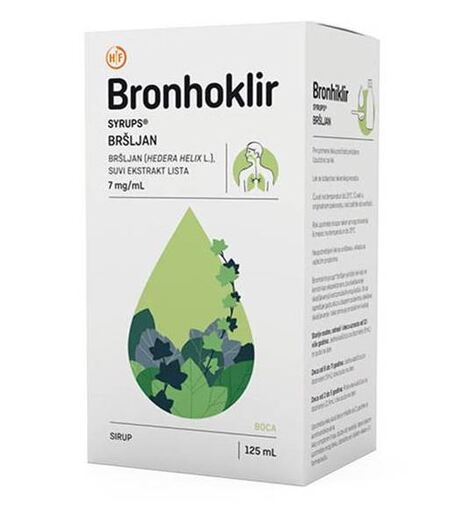 Bronhoklir sirup Bršljan
