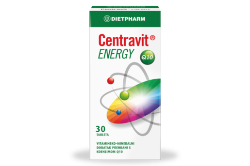 Dietpharm Centravit Energy Q10 – vitamini za energiju, 30 kom