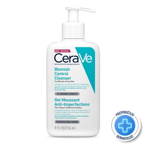 CeraVe Blemish Control Cleanser 236 ml – gel za kožu sklonu aknama