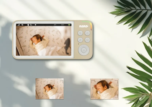 Neno Vedo Wireless baby monitor s kamerom i bežičnim ekranom, Cream