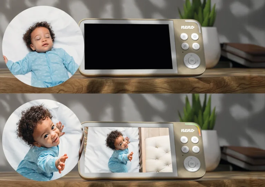 Neno Vedo Wireless baby monitor s kamerom i bežičnim ekranom, Cream