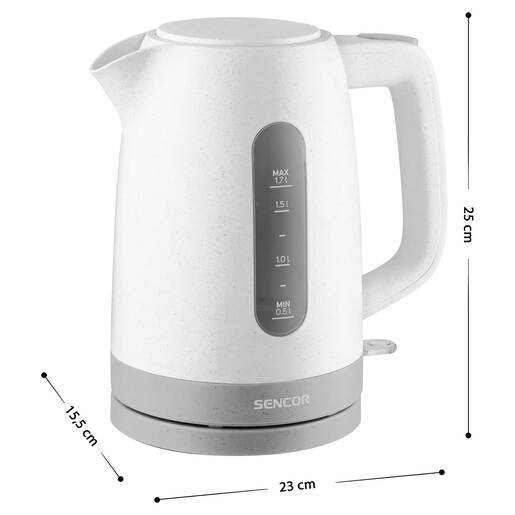 SENCOR kuhalo za vodu SWK 1738WH, 2200 W, 1.7 L