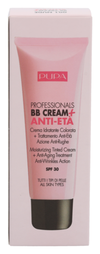 PUPA BB Cream Anti-Age SPF 30 – tonirana krema 001 Sand, 50 ml