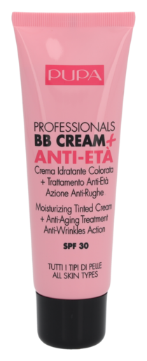PUPA BB Cream Anti-Age SPF 30 – tonirana krema 002 Sand, 50 ml