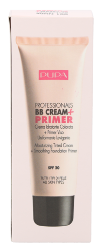 PUPA BB Cream + Primer SPF 20 – tonirana krema 001, 50 ml