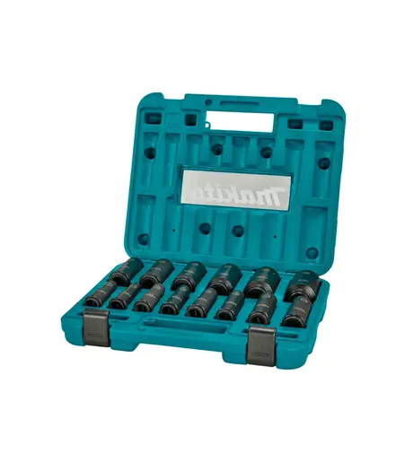 Makita - 14-dijelni set nasadnih ključeva Impact Black 1/2" dugi E-16586