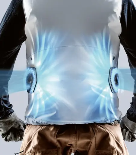 Makita – Akumulatorski prsluk s ventilatorom 12 V max CXT / 18 V LXT DFV210ZXL