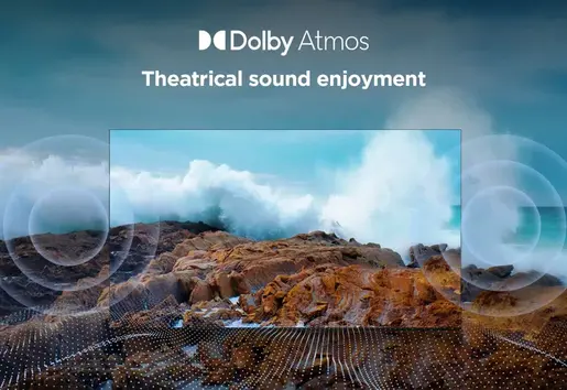 TCL LED televizor 43V6C, AiPQ procesor, 4K HDR, Google OS, HDR10, Smart TV, HVA panel, Dolby Audio