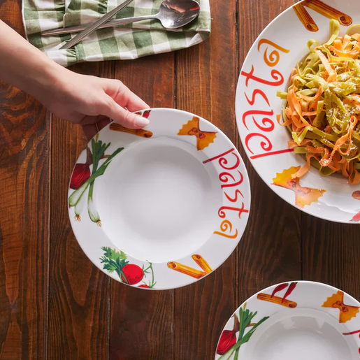 Karaca set tanjira za pastu Sicilia, 5 komada