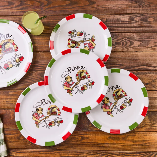 Karaca set tanjira za pizzu Napoly, 5 komada