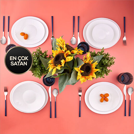 Karaca set za ručavanje White Pure, 24 komada