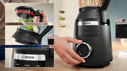 BOSCH blender MMB6652B Serie 6 VitaPower, 1800 W, crna