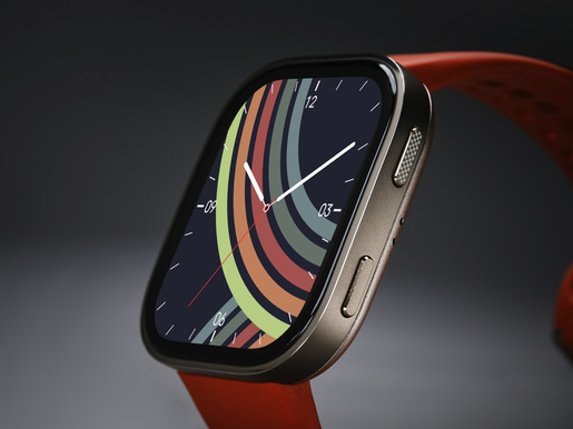 Amazfit Bip 6, pametni sat, crveni