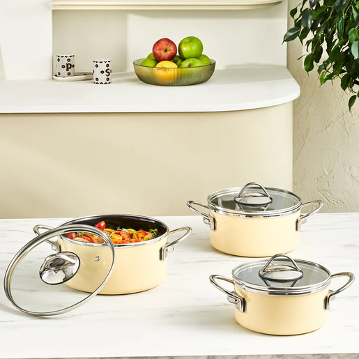 Karaca set posuđa Erva 6/1 krem