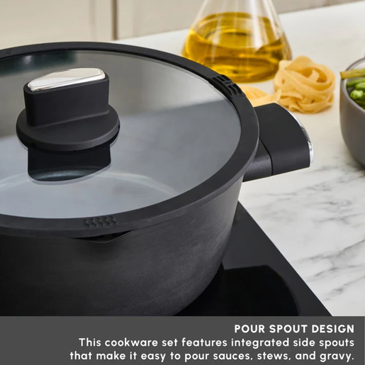 Karaca set posuđa Midnight 6/1 crni