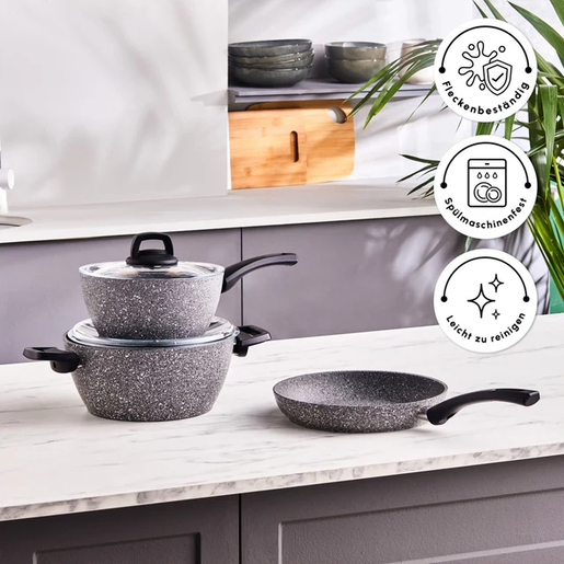 Karaca set posuđa Gris Biogranit 5/1 sivi