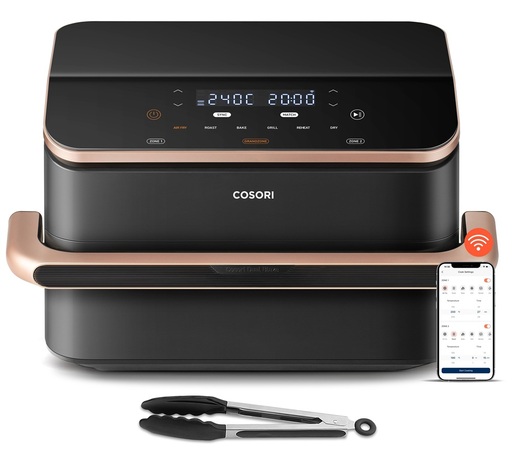 Cosori friteza na vrući zrak CAF-TF101S-AEUR Dual Blaze Twinfry, Wi-Fi; 2800 W, 10 L