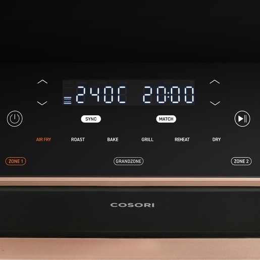 Cosori friteza na vrući zrak CAF-TF101S-AEUR Dual Blaze Twinfry, Wi-Fi; 2800 W, 10 L