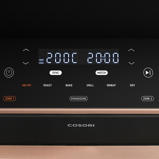 Cosori friteza na vrući zrak CAF-TF101S-AEUR Dual Blaze Twinfry, Wi-Fi; 2800 W, 10 L