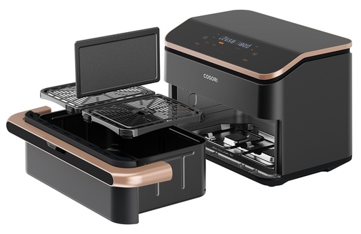 Cosori friteza na vrući zrak CAF-TF101S-AEUR Dual Blaze Twinfry, Wi-Fi; 2800 W, 10 L