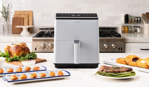Cosori friteza na vrući zrak CAF-P583S-AEUR Dual Blaze, Wi-Fi; 1700 W, 6.4 L, 12 programa